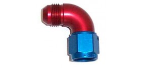 Speedflow 143 Series - Female AN to Male AN Swivel Union - 90 Degree