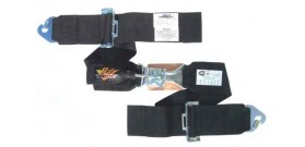 Lever Latch Lap Belt, Snap In, Pull Up 3"