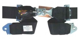 Lever Latch Lap Belt, Snap In, Pull Down (3") 