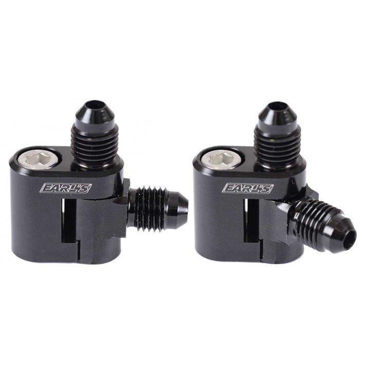LS Steam Tube Adapters Dual Outlet -4AN 