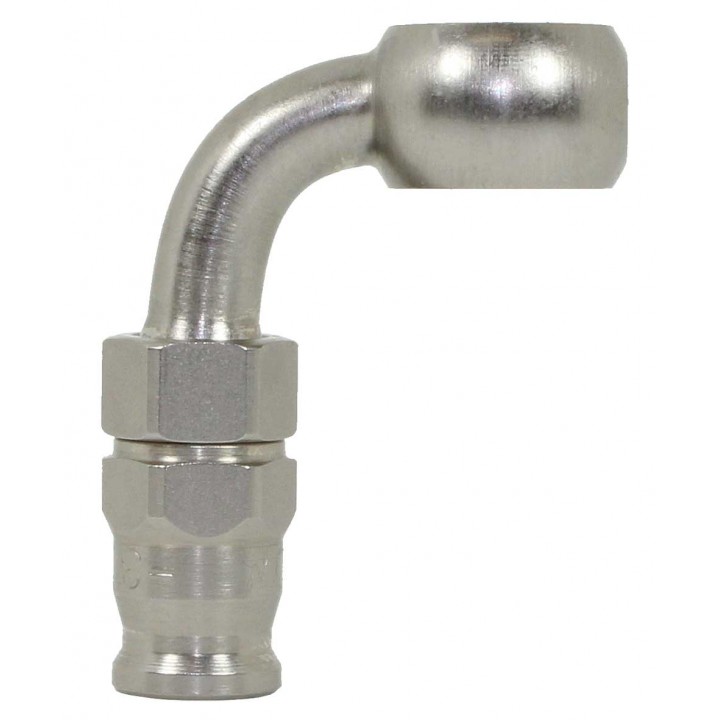 Speedflow 219 Series Banjo Hose Ends 90 Degree 10mm (3/8) Eye